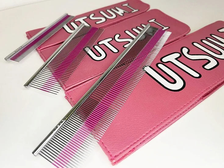UTSUMI Mini Pink Line Comb