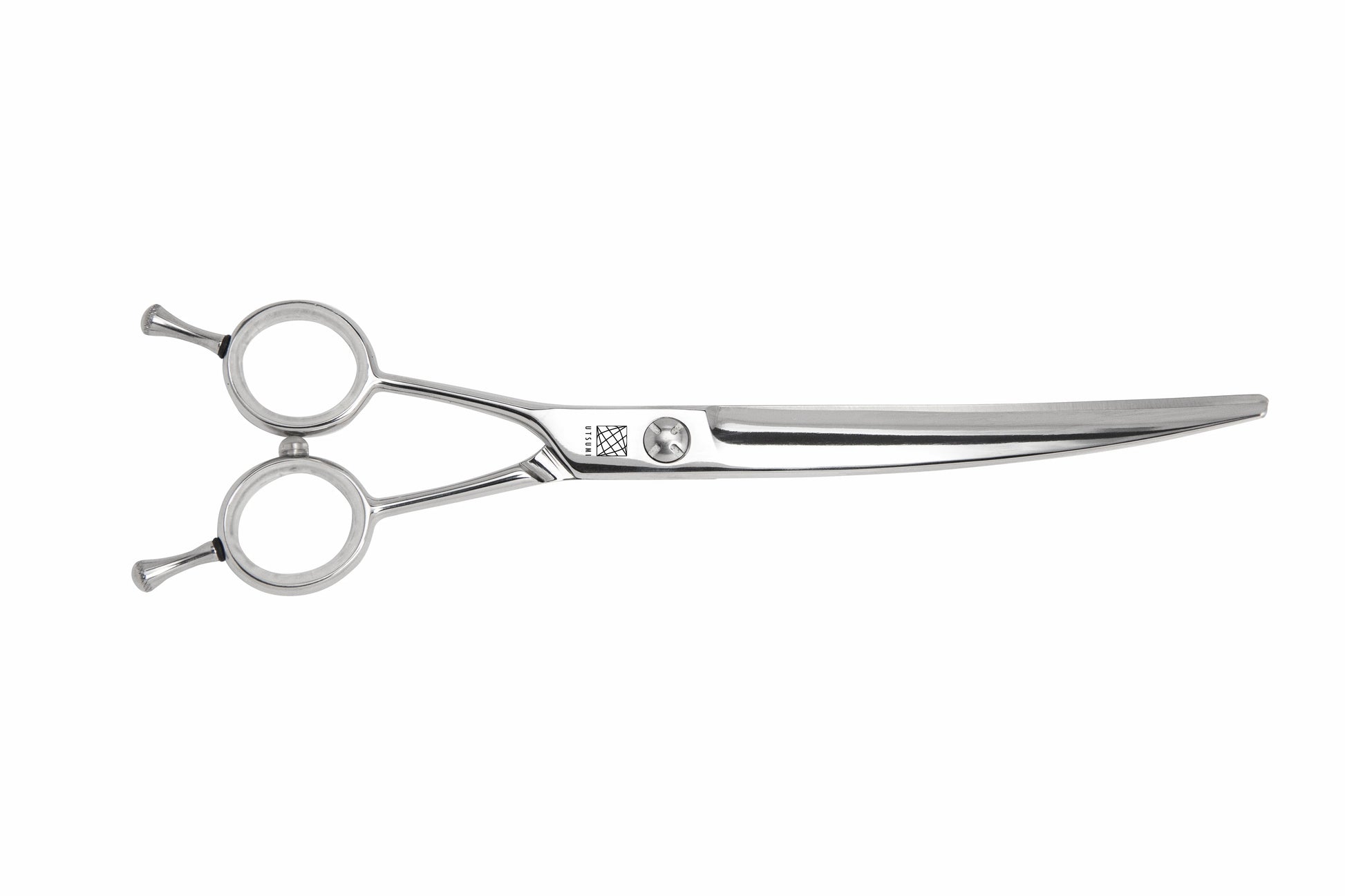 Utsumi ECO 2-75 left-handed super curved dog grooming scissors 7.5 inch Japanese shear