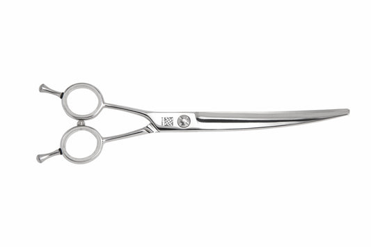 Utsumi ECO 2-75 left-handed super curved dog grooming scissors 7.5 inch Japanese shear