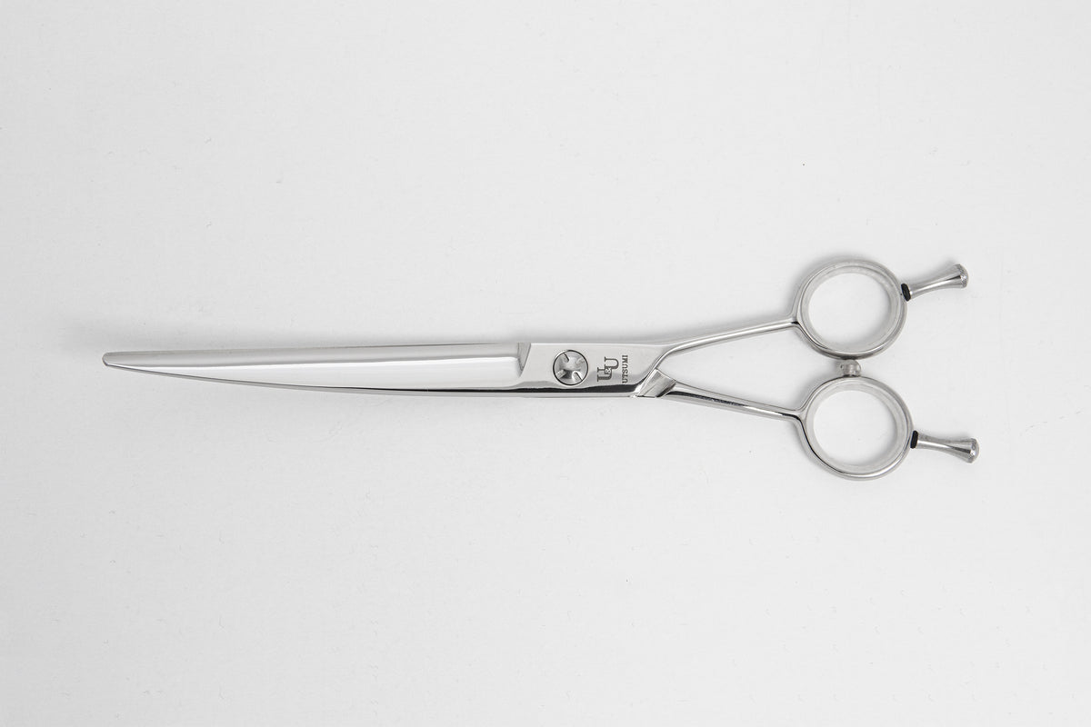 Utsumi super curved grooming shear for rounded shaping