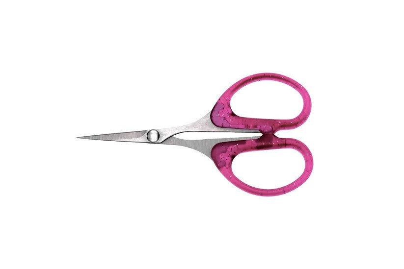 Utsumi compact stainless steel mini scissors for grooming tools pink